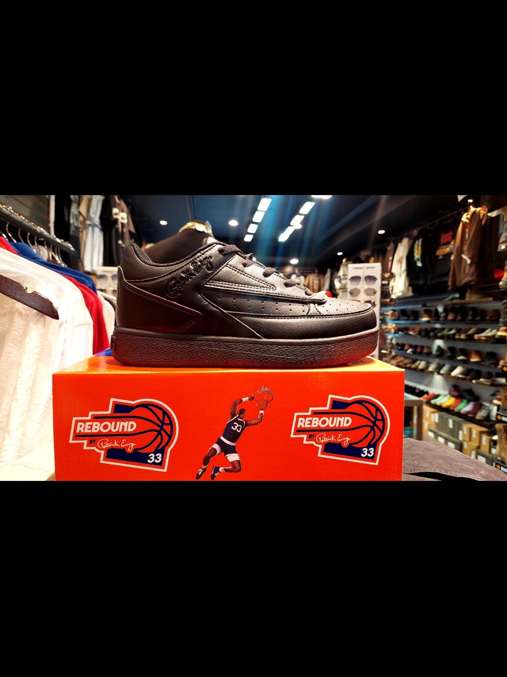 Rebound by Ewing Orion Low Men’s Size 12 Black Sneakers New in Box